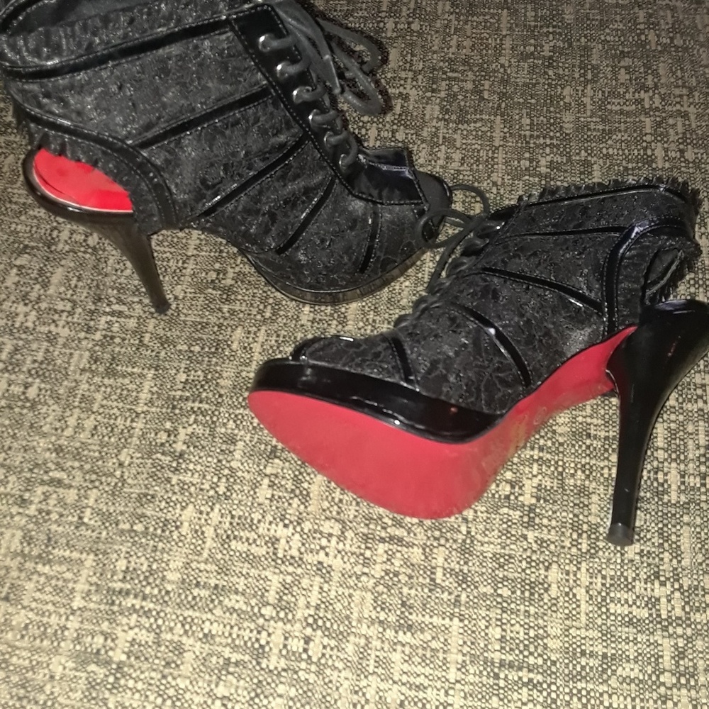Highest Heel  open toed stilettos